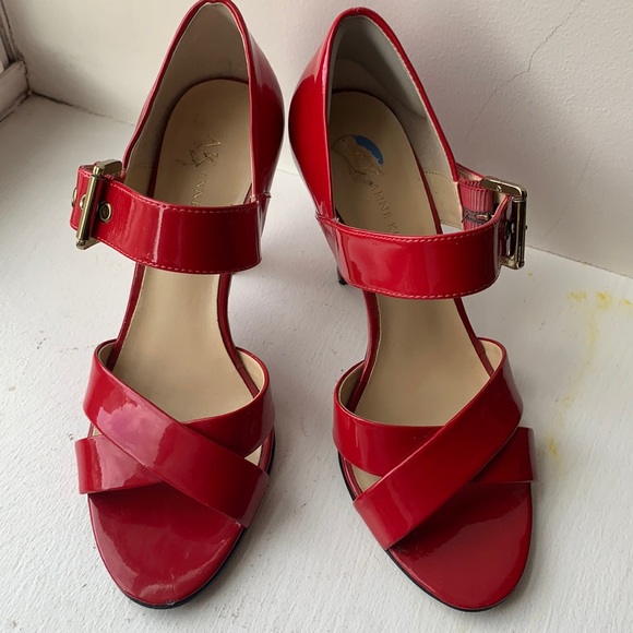 Anne Klein patent leather heeled shoes 👠 - Picture 1 of 8